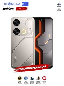 Itel P65 - 4GB RAM - 128GB Storage - PTA Approved - 12 Months Warranty - Silver - The Original Bro Mobiles - TOB52